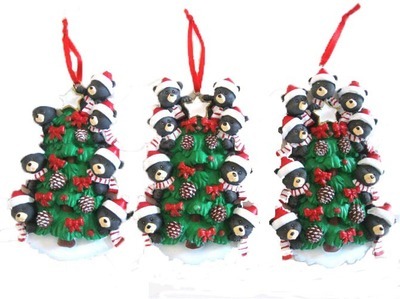 工藝品工廠直銷(xiāo) 可訂做可批發(fā)的樹(shù)脂圣誕掛件與吊飾